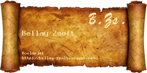 Bellay Zsolt névjegykártya
